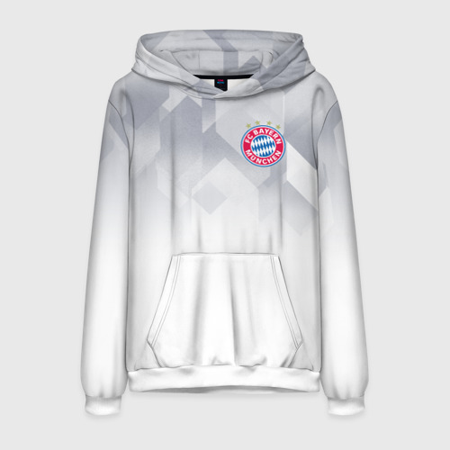 Мужская толстовка 3D Bayern Munchen - Fresh Design 2018 new, цвет белый