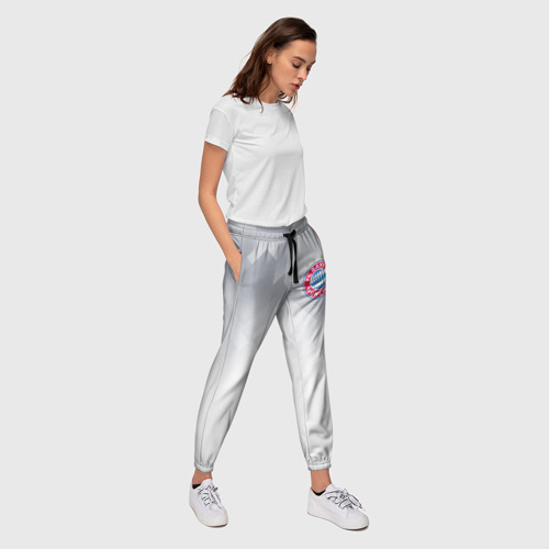 Женские брюки 3D Bayern Munchen - Fresh Design 2018 new, цвет 3D печать - фото 5