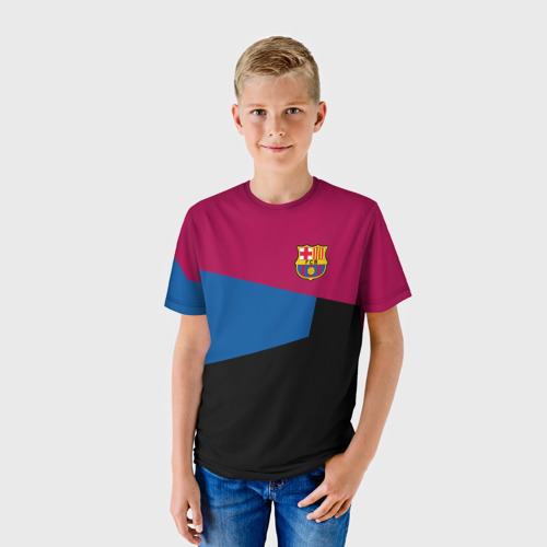 Детская футболка 3D FC Barcelona 2018 #5, цвет 3D печать - фото 3