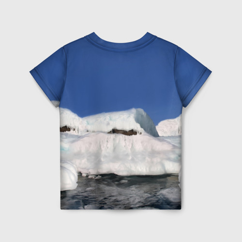 Детская футболка 3D Арктика, цвет 3D печать - фото 2