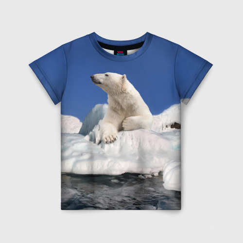 Детская футболка 3D Арктика, цвет 3D печать