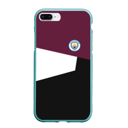 Чехол для iPhone 7Plus/8 Plus матовый Манчестер сити Manchester city