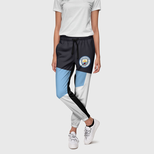Женские брюки 3D Manchester city 2018 #4, цвет 3D печать - фото 3