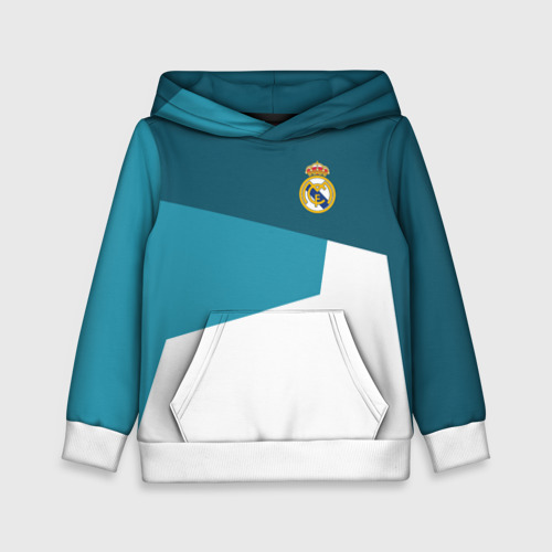 Детская толстовка 3D Real Madrid 2018 #5, цвет белый