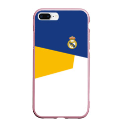 Чехол для iPhone 7Plus/8 Plus матовый Real Madrid geometry sport