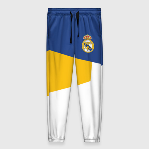 Женские брюки 3D Real Madrid geometry sport, цвет 3D печать