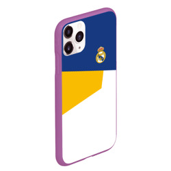 Чехол для iPhone 11 Pro Max матовый Real Madrid geometry sport - фото 2