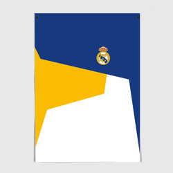 Постер Real Madrid geometry sport