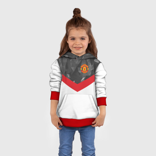 Детская толстовка 3D Manchester United 2018 #16, цвет красный - фото 4