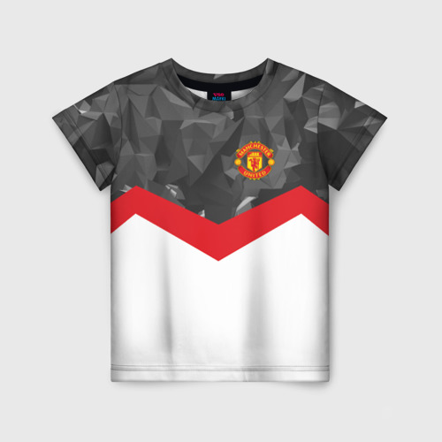 Детская футболка 3D Manchester United 2018 #16, цвет 3D печать