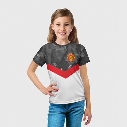 Детская футболка 3D Manchester United 2018 #16, цвет 3D печать - фото 5