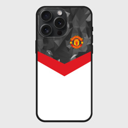 Чехол силиконовый для Apple iPhone 15 Pro Мax матовый Manchester United 2018 #16