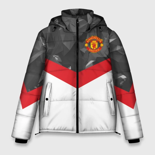Мужская зимняя куртка 3D Manchester United 2018 #16