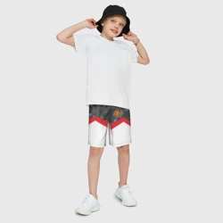 Детские спортивные шорты 3D Manchester United 2018 #16 - фото 2