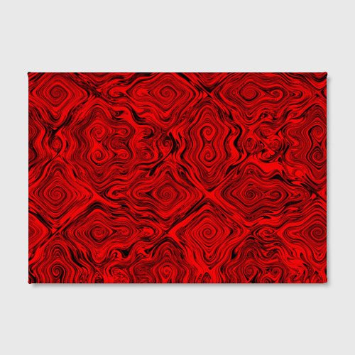 Холст прямоугольный Tie-Dye red, цвет 3D печать - фото 2