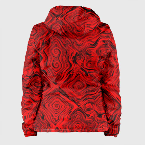 Женская куртка 3D Tie-Dye red, цвет белый - фото 2