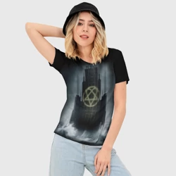 Женская футболка 3D Slim HIM - фото 2