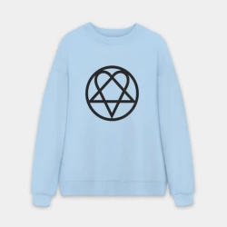 Мужской свитшот oversize без начеса хлопок HIM