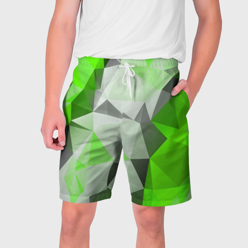 Мужские шорты 3D Sport Abstract 2018 Green