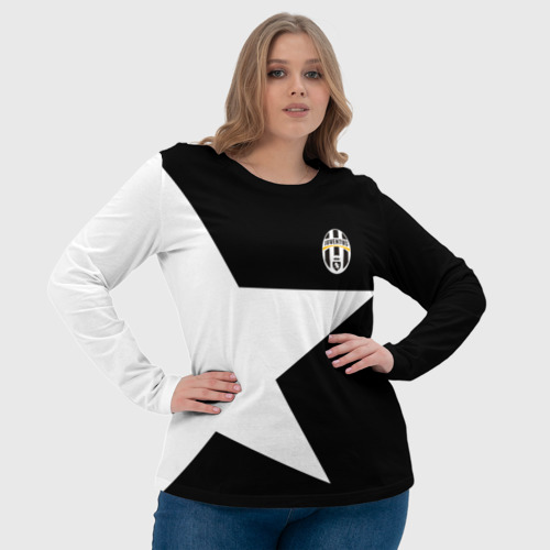 Женский лонгслив 3D Juventus Ювентус 2018 - фото 6