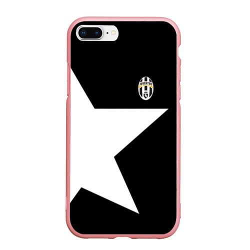 Чехол для iPhone 7Plus/8 Plus матовый Juventus Ювентус 2018, цвет баблгам