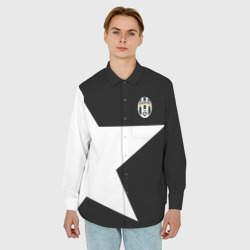 Мужская рубашка oversize 3D Juventus Ювентус 2018 - фото 2