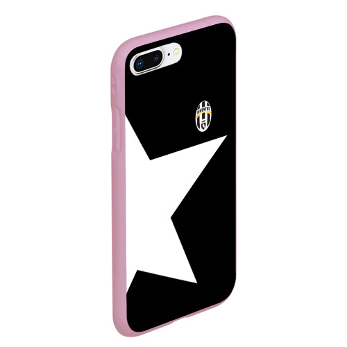 Чехол для iPhone 7Plus/8 Plus матовый Juventus Ювентус 2018, цвет розовый - фото 3