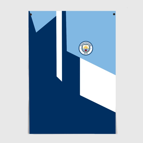 Постер Manchester city 2018 #6