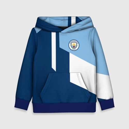 Детская толстовка 3D Manchester city 2018 #6