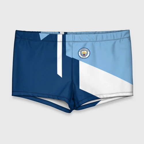 Мужские купальные плавки 3D Manchester city 2018 #6
