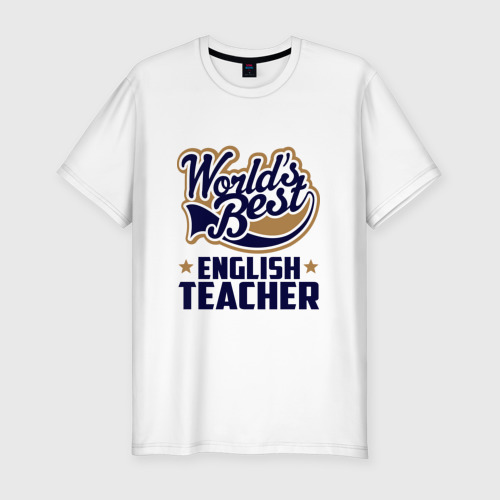 Мужская футболка хлопок Slim English teacher 