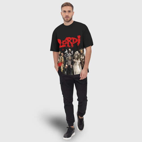 Мужская футболка oversize 3D Lordi, цвет 3D печать - фото 5