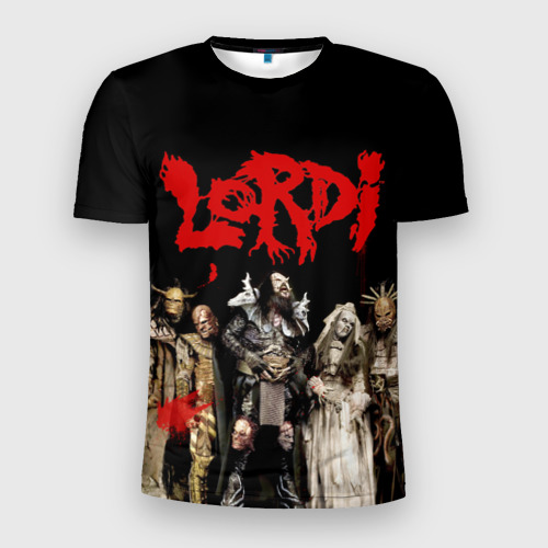 Мужская футболка 3D Slim Lordi, цвет 3D печать
