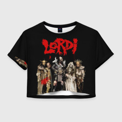 Женская футболка Crop-top 3D Lordi