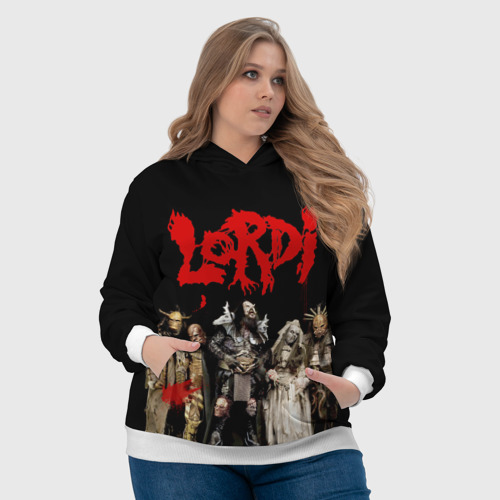 Женская толстовка 3D Lordi, цвет 3D печать - фото 6