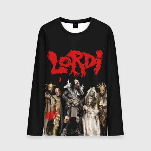 Мужской лонгслив 3D Lordi