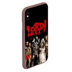 Чехол для iPhone XS Max матовый Lordi - фото 2