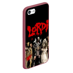 Чехол для iPhone 5/5S матовый Lordi - фото 2