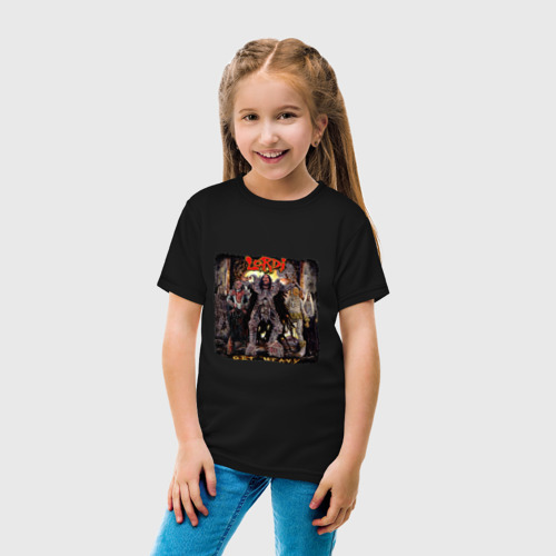 Детская футболка хлопок LORDI, цвет черный - фото 5