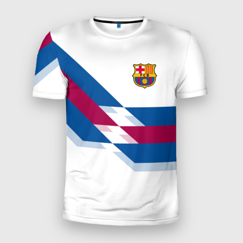 Мужская футболка 3D Slim FC Barcelona #8, цвет 3D печать