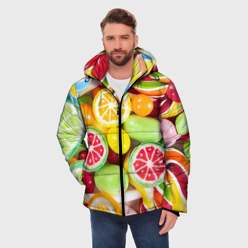 Мужская зимняя куртка 3D Candy, цвет светло-серый - фото 3