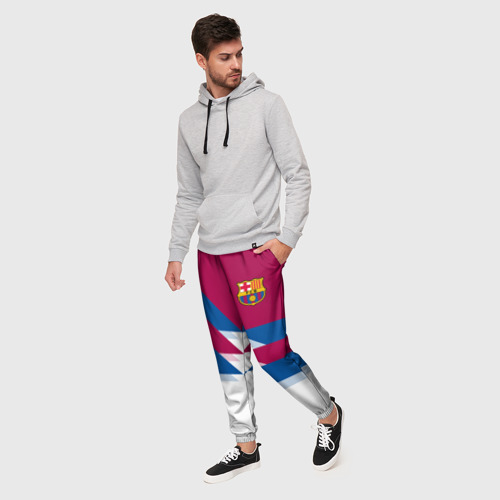 Мужские брюки 3D FC Barcelona #4 - фото 3