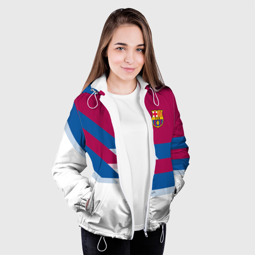 Женская куртка 3D FC Barcelona #4 - фото 4