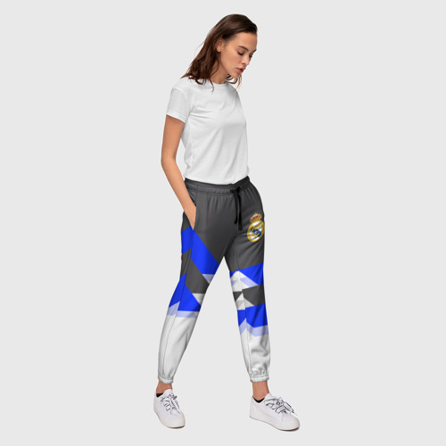 Женские брюки 3D Real Madrid 2018, цвет 3D печать - фото 5