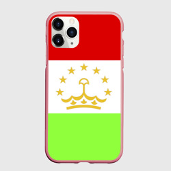 Чехол для iPhone 11 Pro Max матовый Флаг Таджикистана