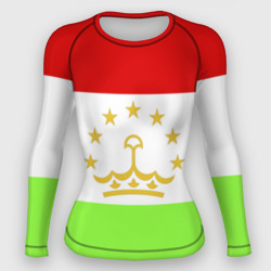 Женский рашгард 3D Флаг Таджикистана