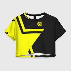 Женская футболка Crop-top 3D Borussia