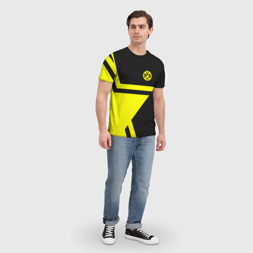 Мужская футболка 3D Borussia, цвет 3D печать - фото 5