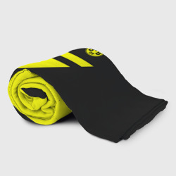 Плед с принтом Borussia для любого человека, вид спереди №2. Цвет основы: 3d (велсофт)