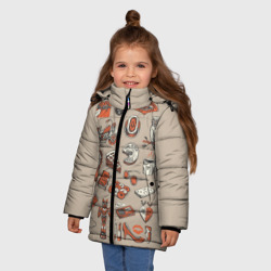 Зимняя куртка для девочек 3D Твин Пикс - фото 2